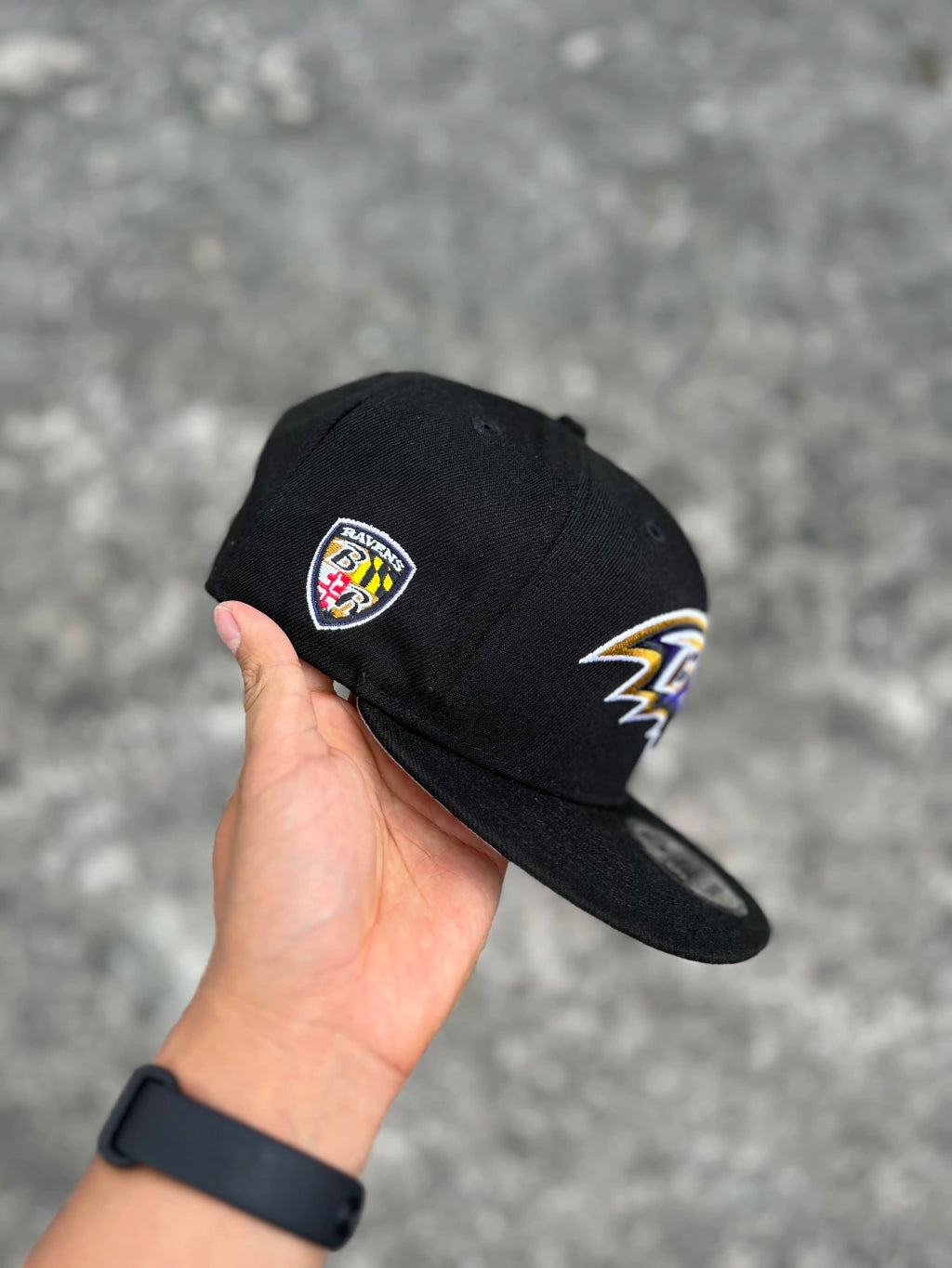 9FIFTY NEW ERA RAVENS SNAPBACK (BLACK) HAT