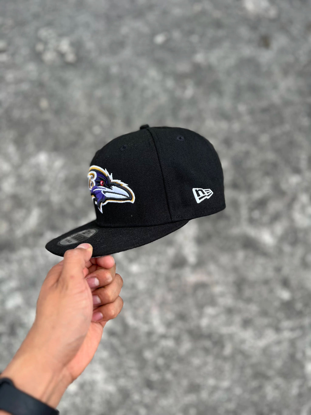 9FIFTY NEW ERA RAVENS SNAPBACK (BLACK) HAT