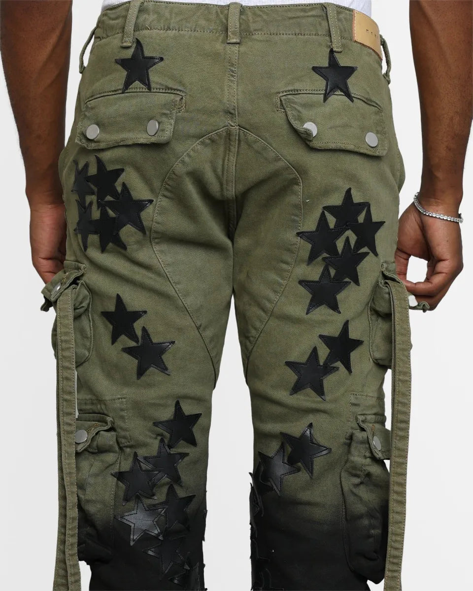 mnml Cargo Straight Denim Pants Multi