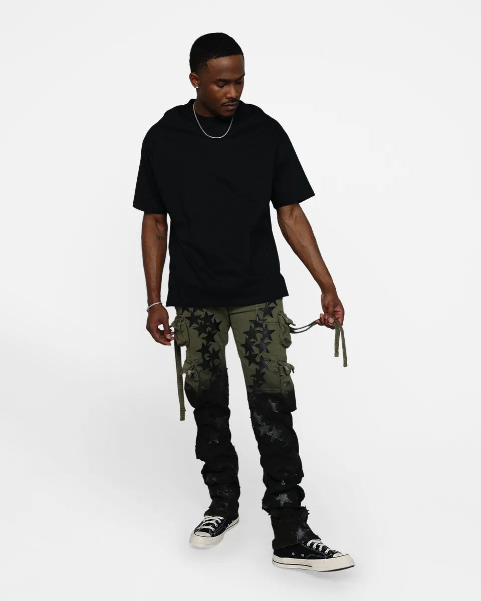 mnml Cargo Straight Denim Pants Multi