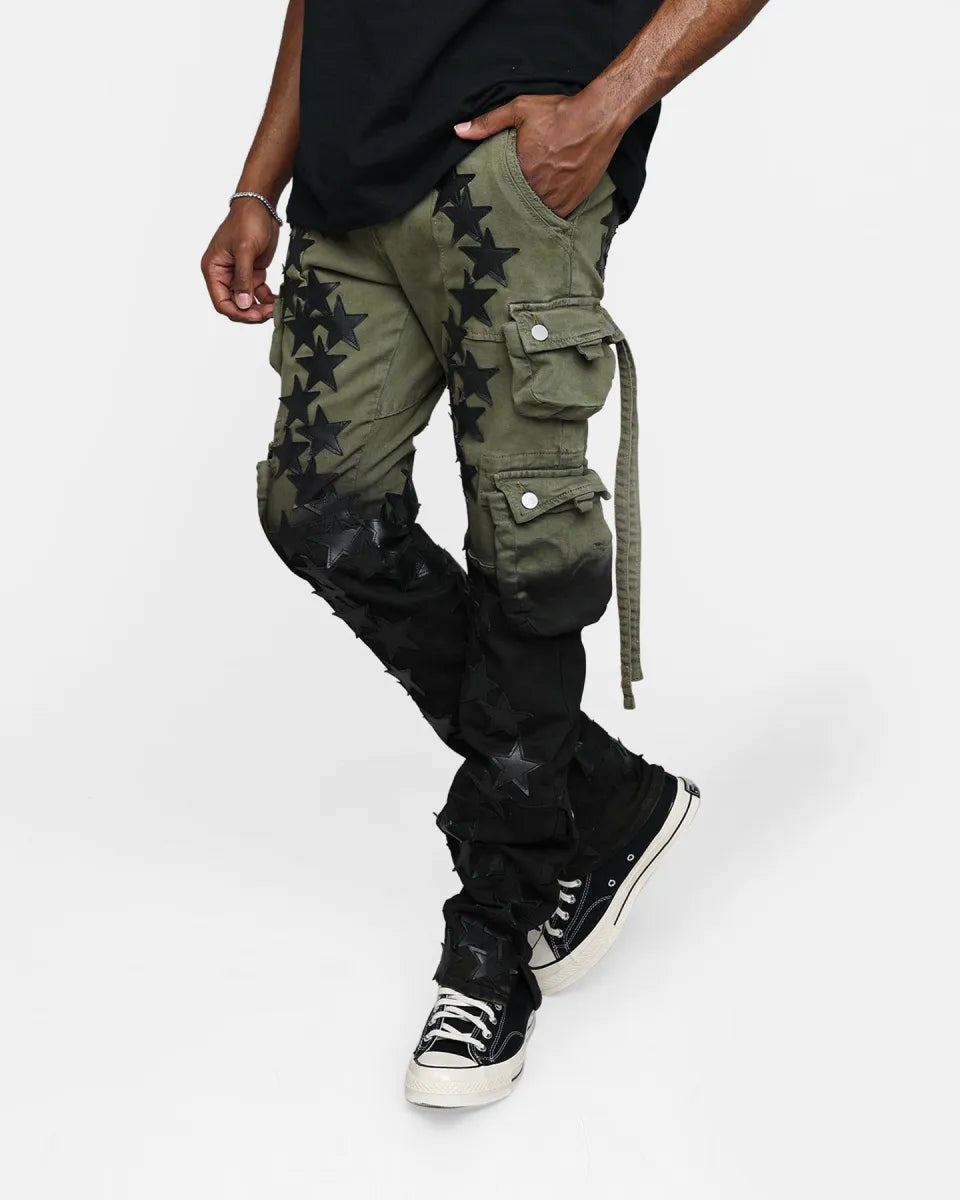 mnml Cargo Straight Denim Pants Multi