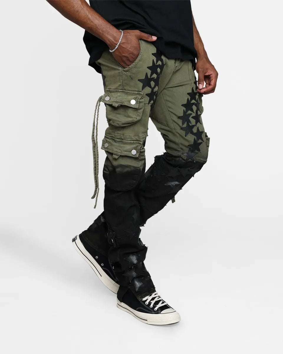 mnml Cargo Straight Denim Pants Multi