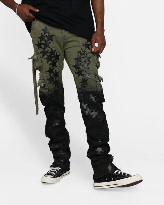 mnml Cargo Straight Denim Pants Multi