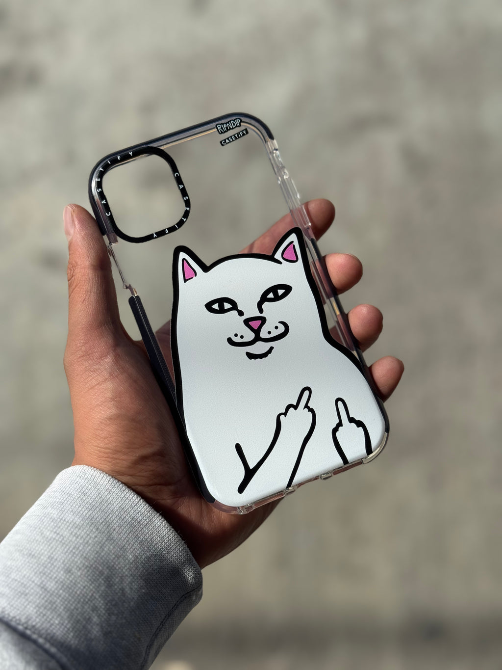 FUNDA PARA IPHONE RIP&DIP TRANSPARENTE