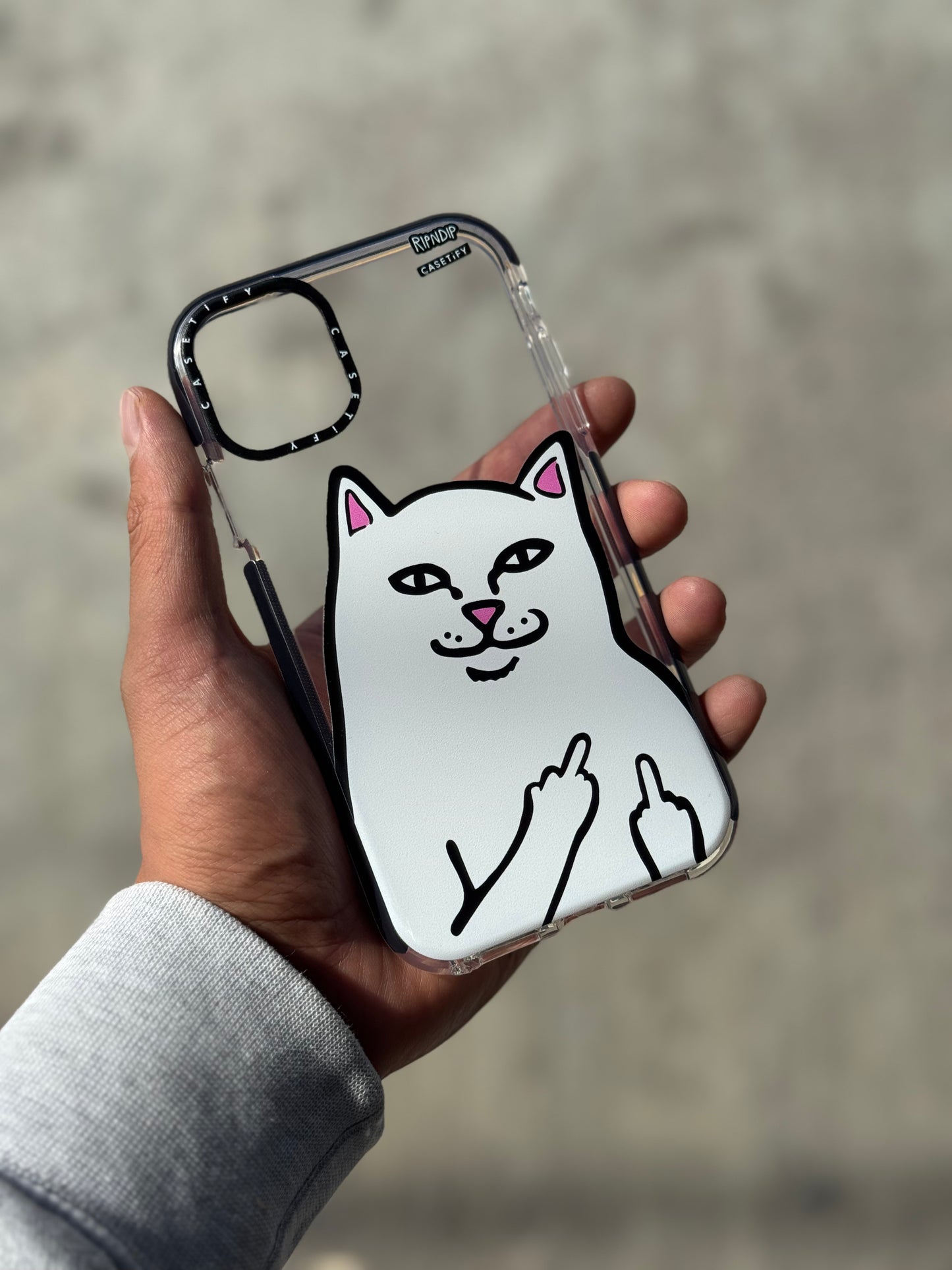 FUNDA PARA IPHONE RIP&DIP TRANSPARENTE