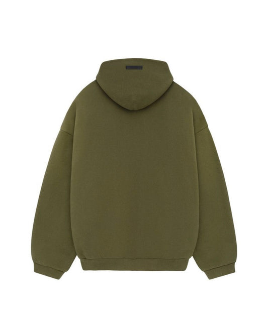 Fear Of God Essentials Fleece Hoodie Military
