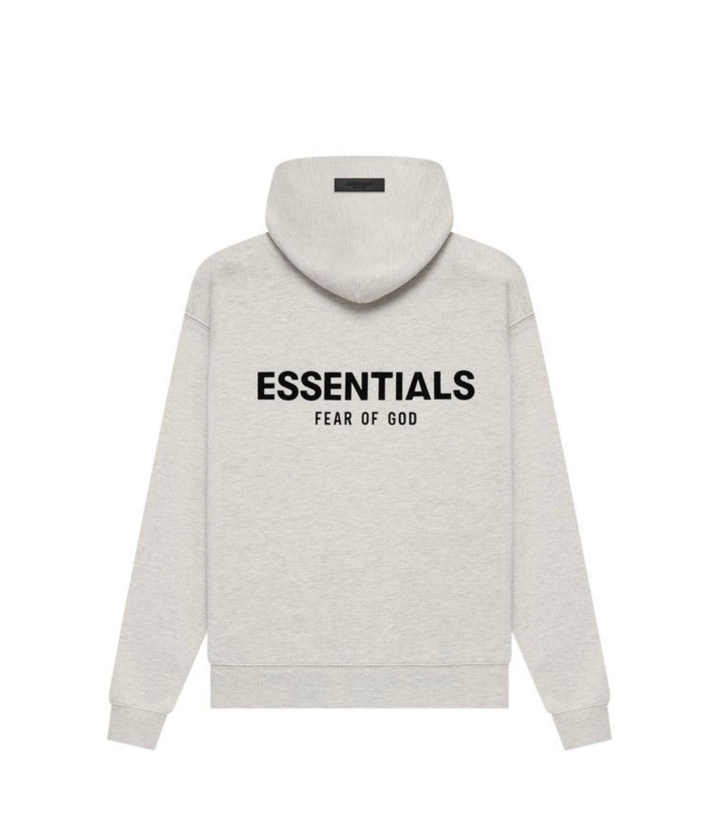 Fear OF God Essentials Hoodie Light Oatmeal