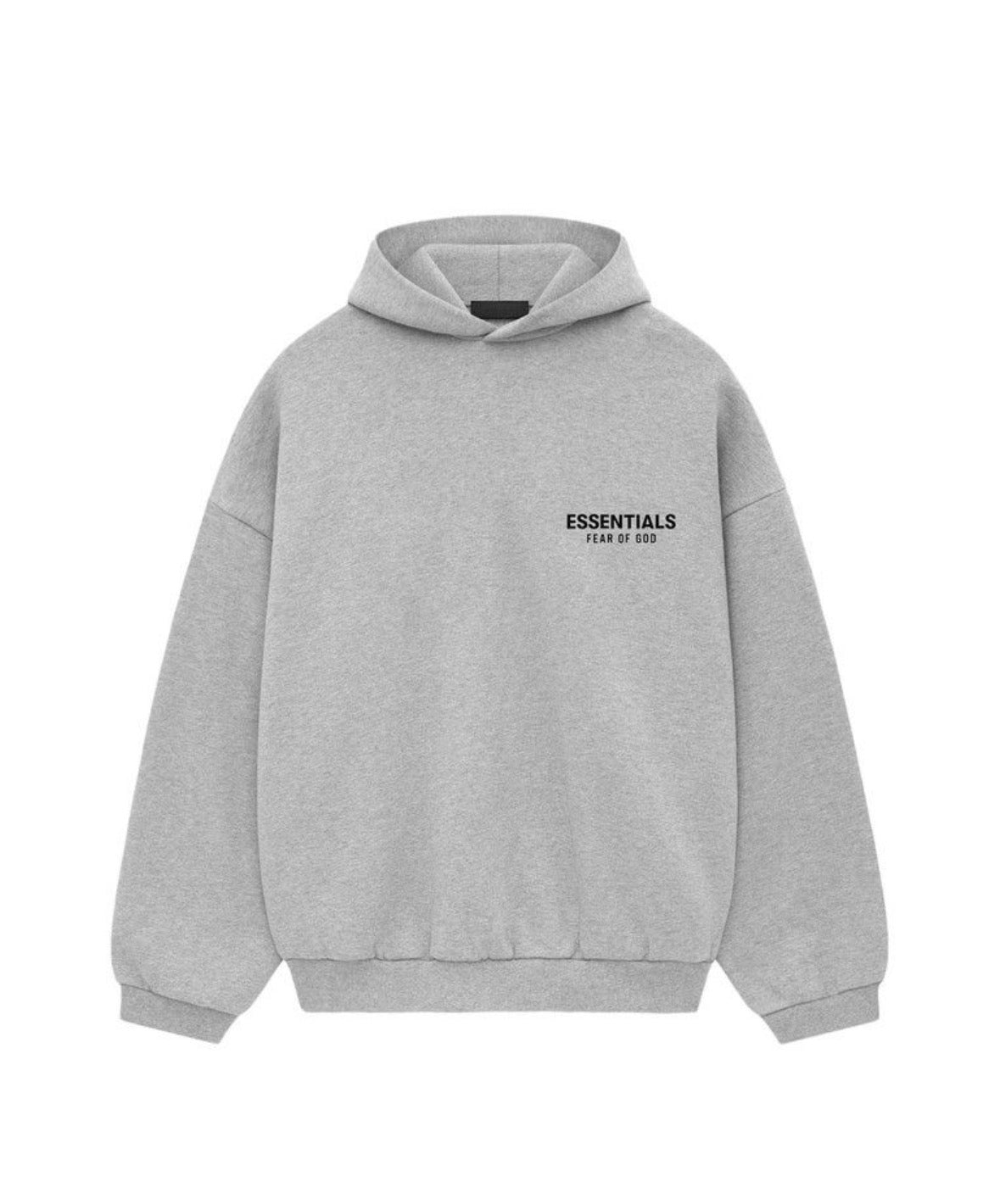 Fear OF God Essentials Fleece Hoodie Light Heather Grey
