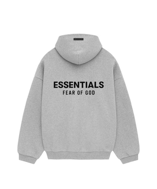 Fear OF God Essentials Fleece Hoodie Light Heather Grey