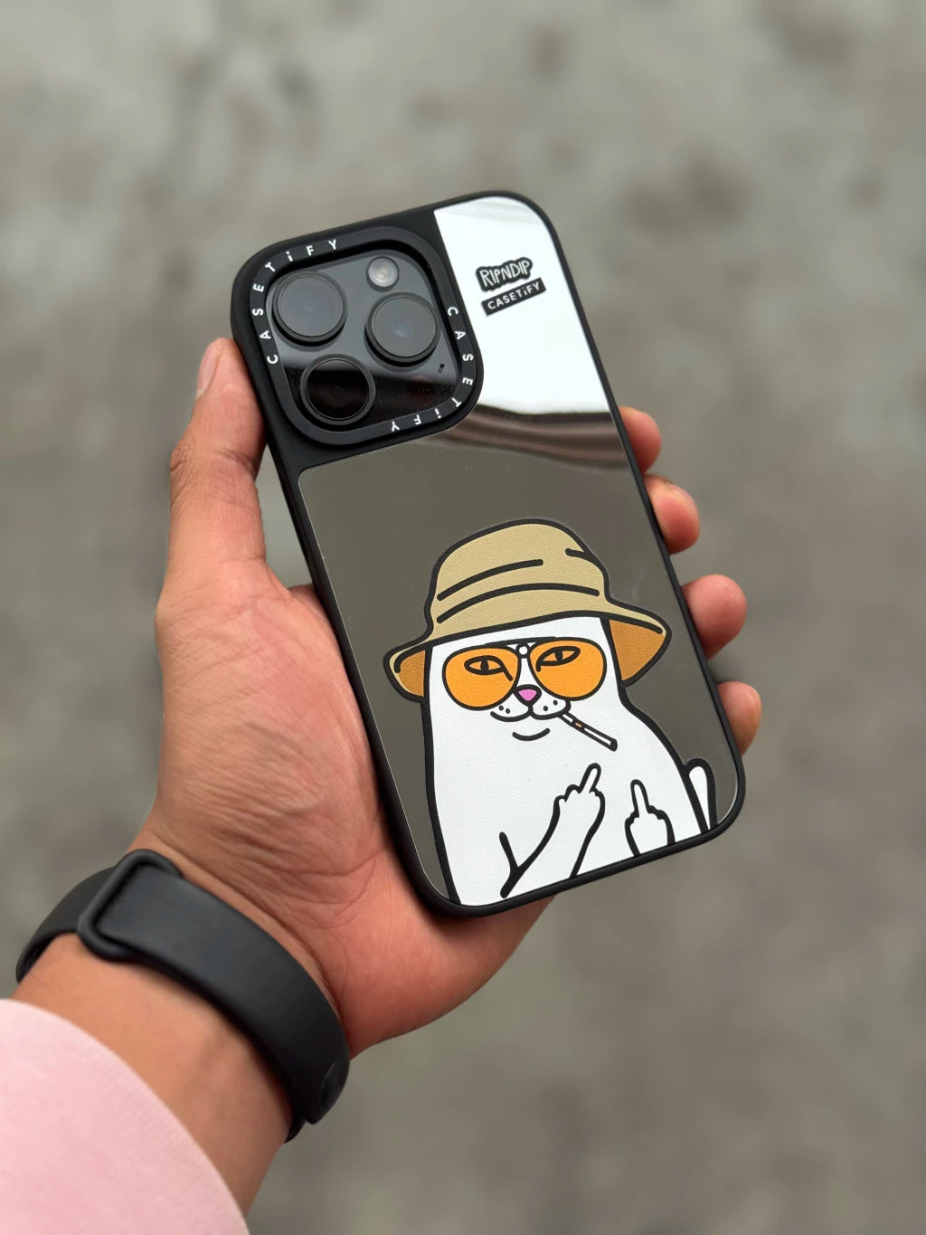 FUNDA PARA IPHONE RIP&DIP NERMAL BK