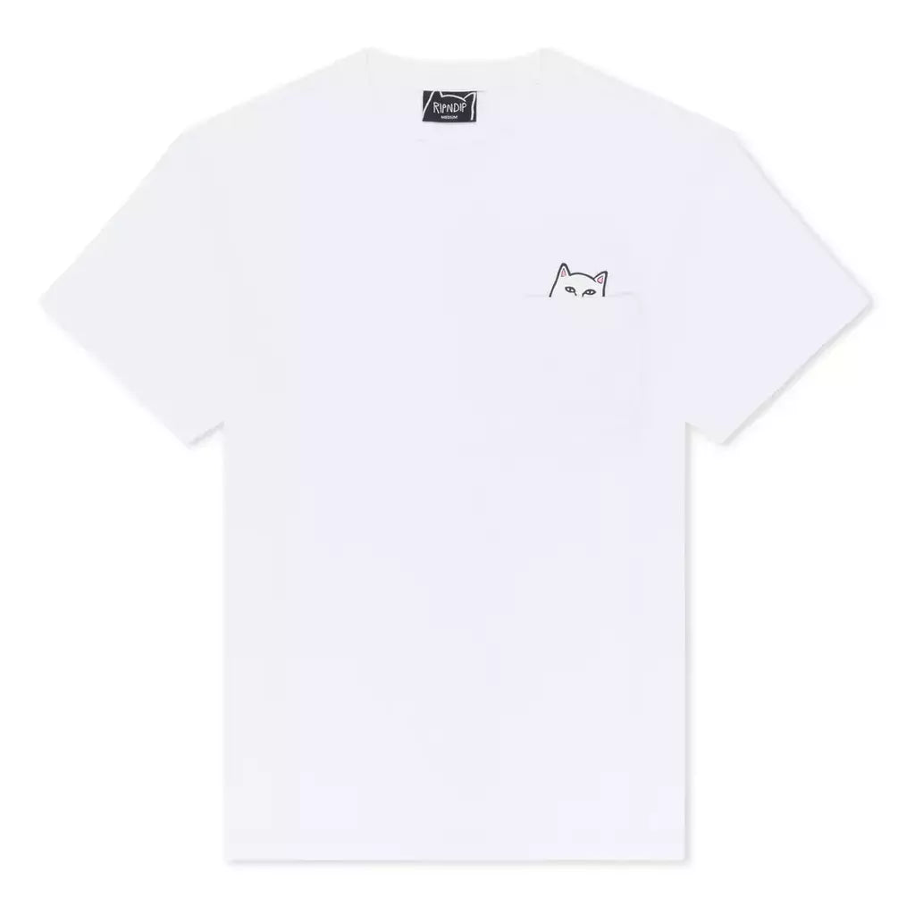 PLAYERA MANGA CORTA LORD NERMAL POCKET WHITE
