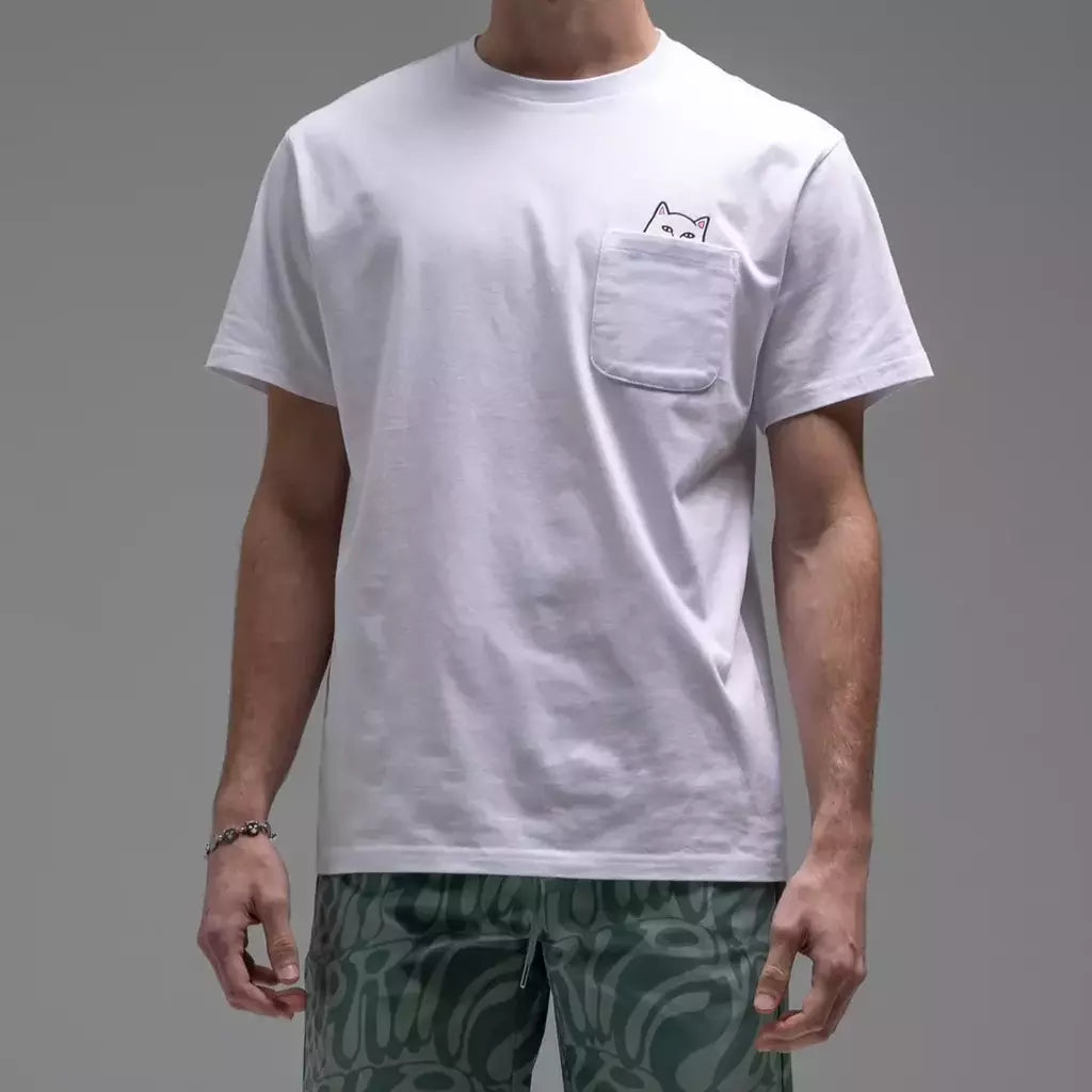 PLAYERA MANGA CORTA LORD NERMAL POCKET WHITE