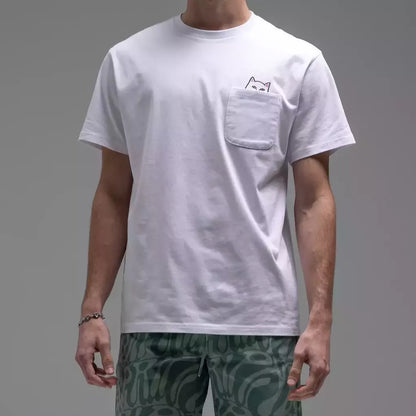 PLAYERA MANGA CORTA LORD NERMAL POCKET WHITE