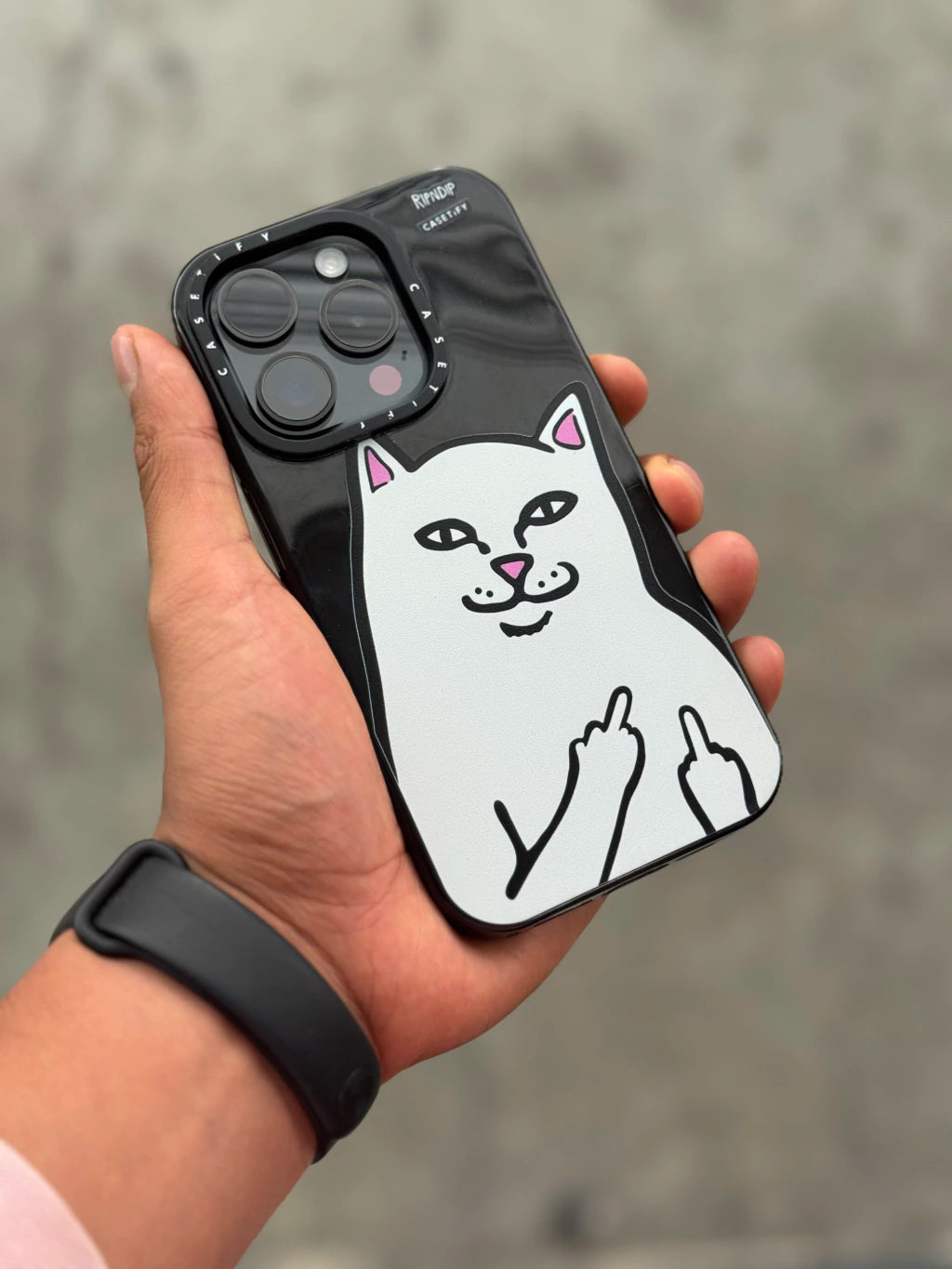 FUNDA PARA IPHONE RIP&DIP TRANSPARENTE