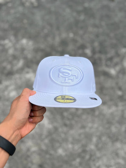 59FIFTY NEW ERA SAN FRANCISCO WHITE HAT