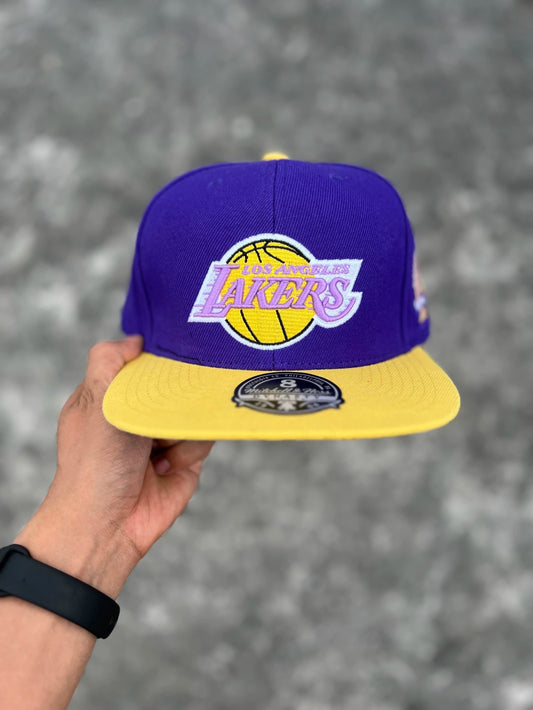 DYNASTY FITTED MITCHELL & NESS LOS ÁNGELES LAKERS (PURPLE YELLOW) HAT