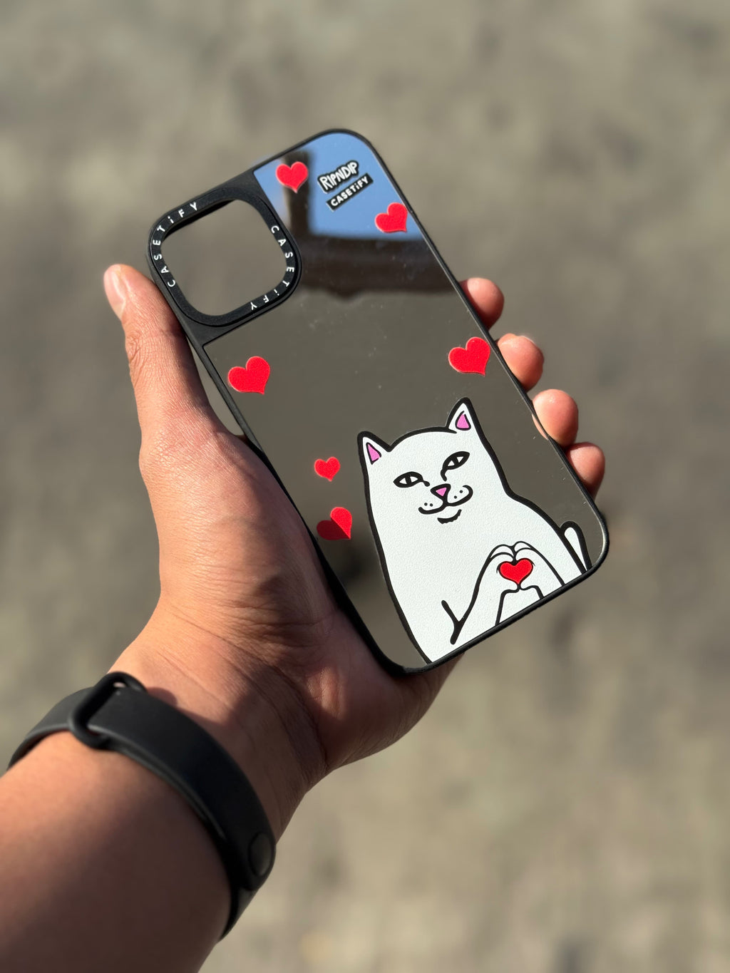 FUNDA PARA IPHONE RIP&DIP NERMAL MIRROR (LOVE)
