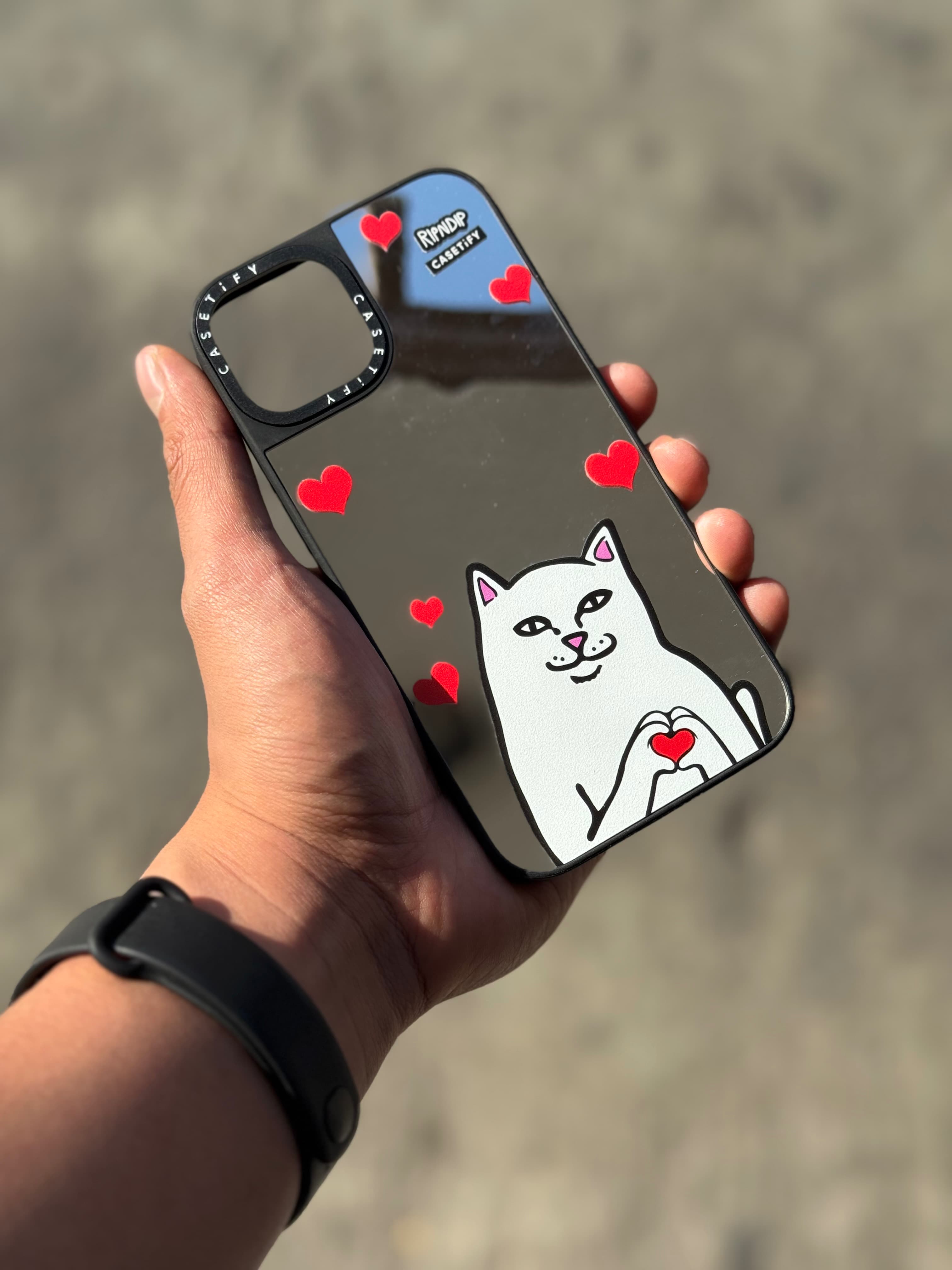 FUNDA PARA IPHONE RIP&DIP NERMAL MIRROR (LOVE)
