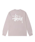 Stüssy Basic Pigment DyedLong-Sleeve Tee Blush