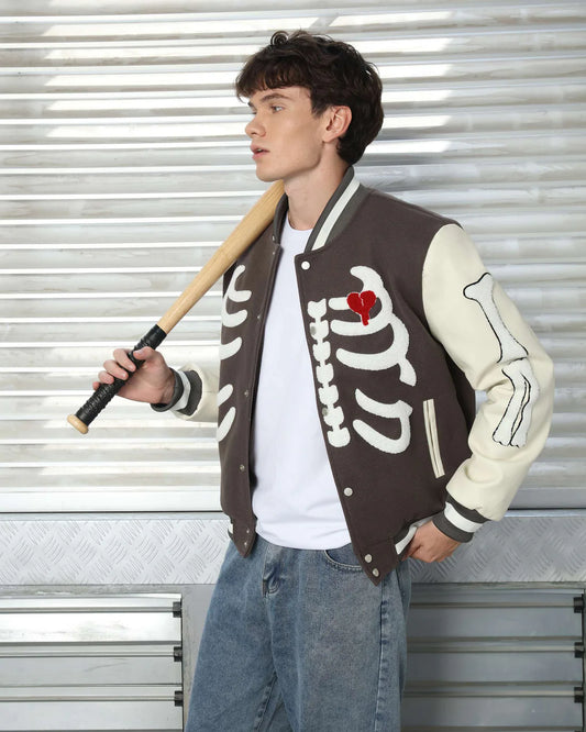 LOGEQ1 Varsity Jacket Skeleton