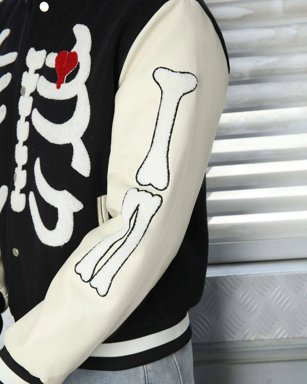 LOGEQ1 Varsity Jacket Skeleton