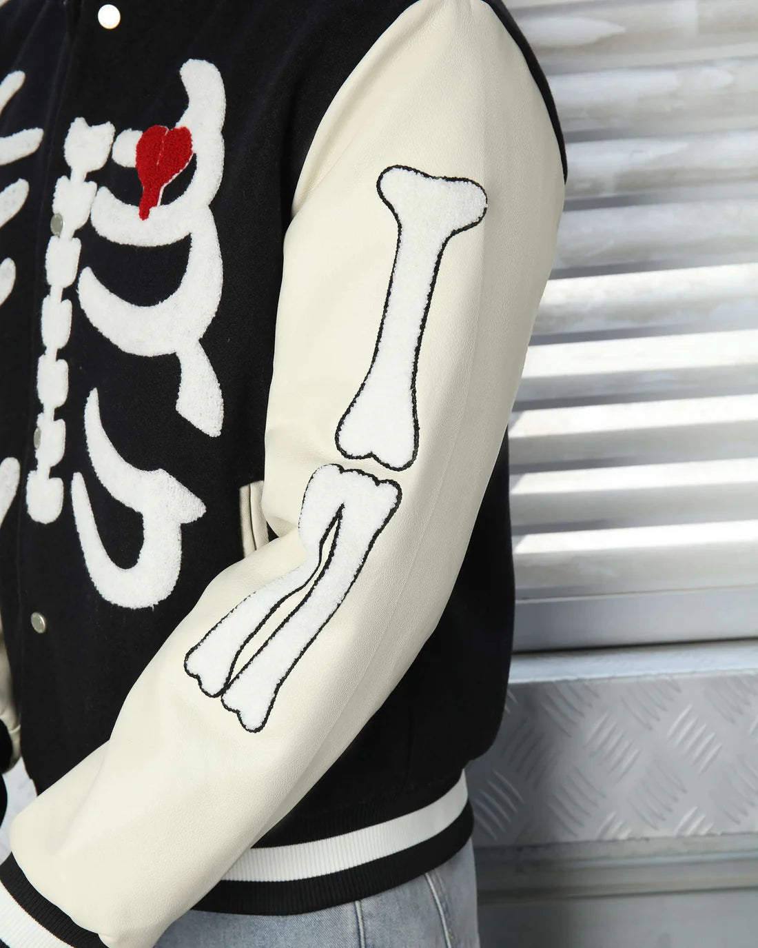 LOGEQ1 Varsity Jacket Skeleton