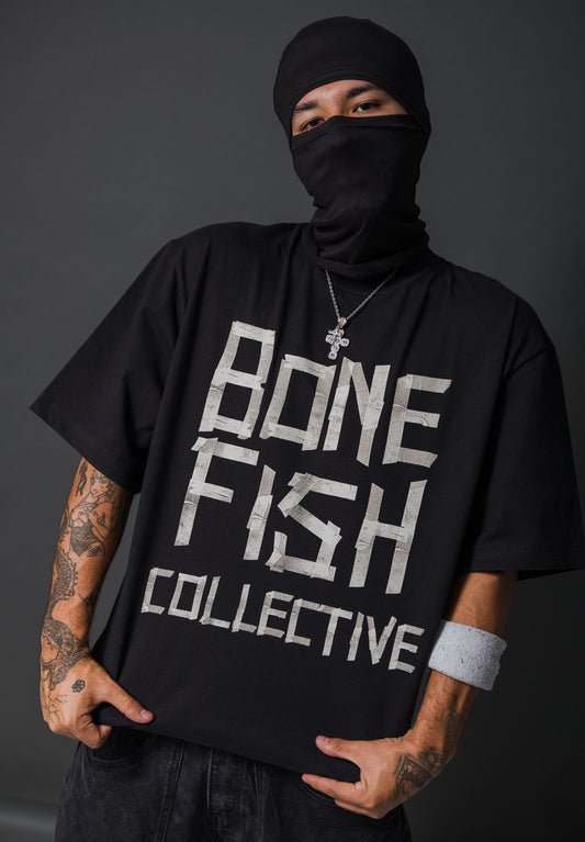 BNFSH PLAYERA RAW TAPE BLK