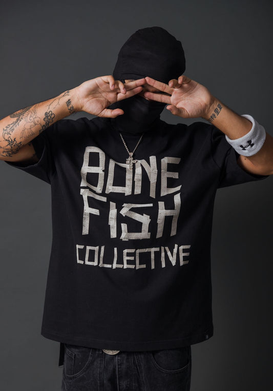 BNFSH PLAYERA RAW TAPE BLK